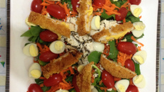 Salada com chancliche