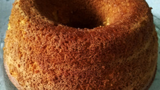 Bolo de fubá cozido