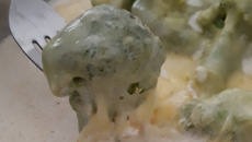 Brócolis ao creme de leite