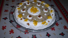 Bolo delícia de nozes