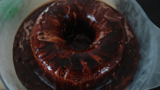 Pudim delicioso de sorvete