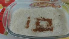 Arroz doce sem leite