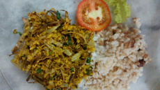 Paçoca de casca de banana