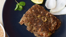 Bolo de carne moída e philadelphia