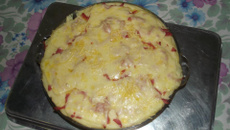 Escondidinho de frango com purê de batata