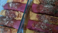 Panqueca colorida natural