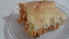 Torta de liquidificador com queijo