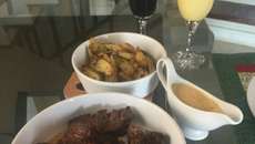 Batata rústica cremosa por dentro e crocante por fora