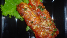 Canelone rápido de massa de pastel