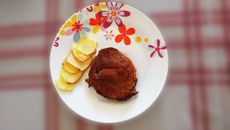 Medalhão de alcatra com batata dominó