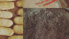 Pavê de bolacha champanhe