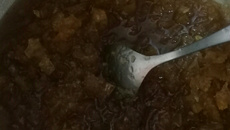 Doce de mamão verde com coco