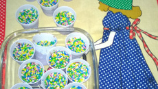 Chocolate com coco sobremesa deliciosa