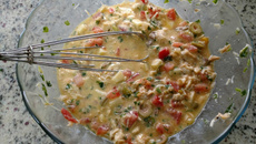 Omelete de forno fácil e gostoso