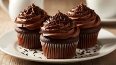Cupcake de chocolate sem glúten