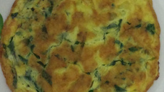 Omelete de espinafre