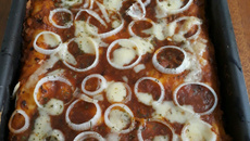 Pizza para aniversário (massa)