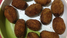 Croquete de carne prático
