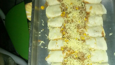 Panquecas à bolonhesa