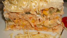 Torta de frango rápida