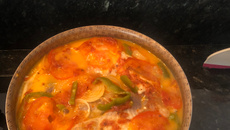 Moqueca de tilápia 