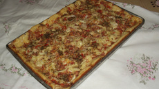 Torta com tudo dentro