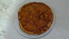 Torta light de banana na frigideira