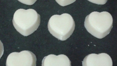 Trufas de chocolate branco