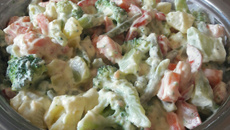 Salada primavera da Abima