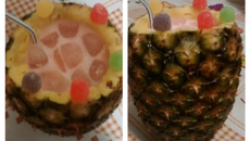 Coquetel de abacaxi hula hula