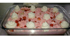 Doce de morango com suspiro