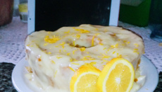 Bolo fofinho de laranja