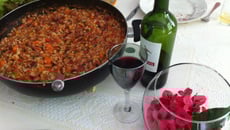 Risoto a carreteiro com abóbora