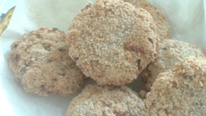 Hambúrguer de feijão, linhaça e aveia