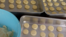 Bolachinhas de amido de milho