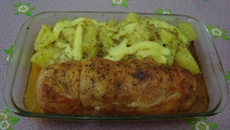 Rocambole de frango