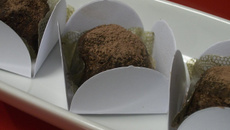 Trufa tradicional de chocolate