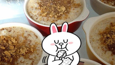 Arroz doce de paçoquinha