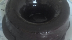 Cobertura de chocolate com creme de leite