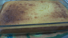 Bolo de fubá com milho e maionese