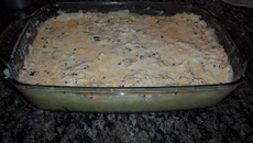 Batata recheada ao forno