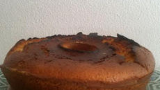 Bolo de aveia e gelatina