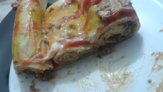 Panqueca de carne moída da Cris