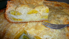 Torta de banana com aveia