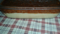 Polenta com molho à bolonhesa