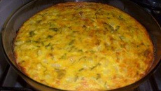 Omelete assado