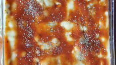 Lasanha de carne de soja da semana santa 