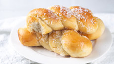 Pão caseiro de coco