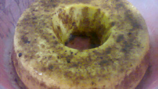 pudim de milho no microondas