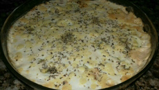 Creme de milho com peito de frango desfiado do Lúcio Cezar